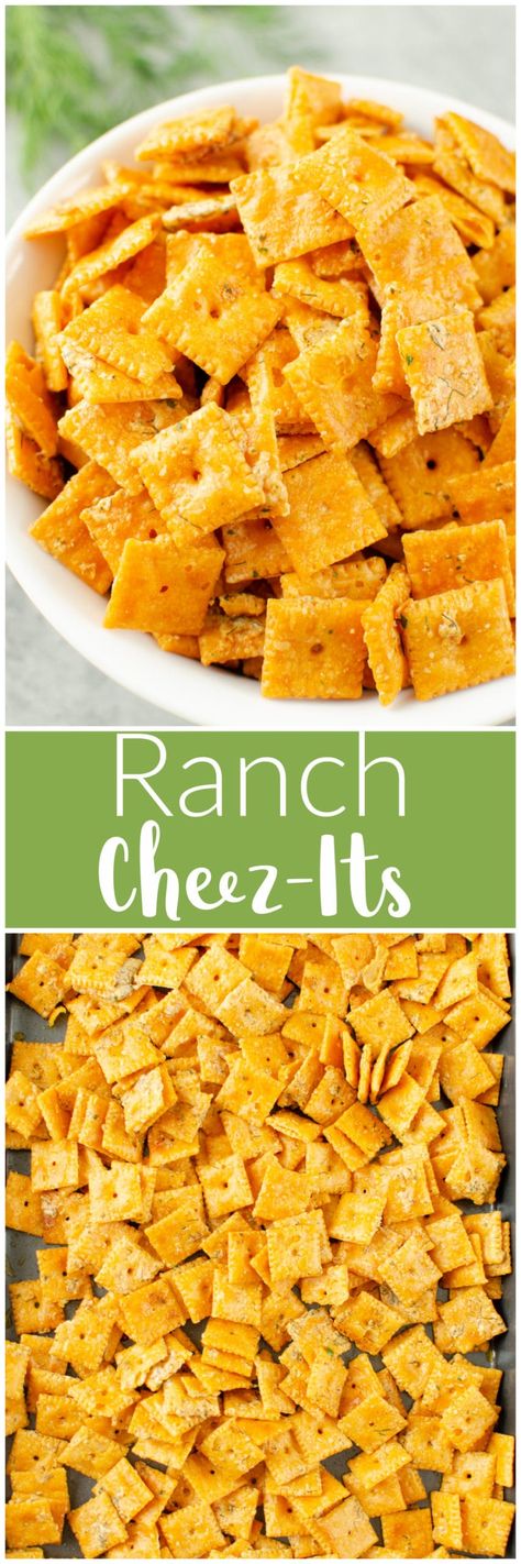 Ranch Cheez Its, Cheez It Recipe, Cheez Its, Ranch Crackers, Spicy Ranch Dressing, Tapas Party, Snack Mixes, Delicious Appetizers, Crab Dip