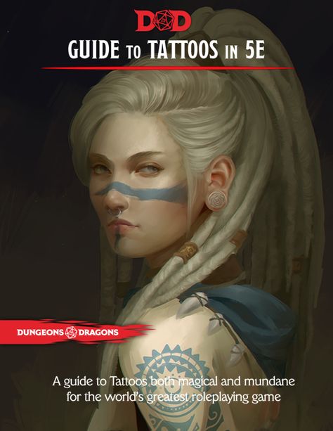 A Simplified Guide to Tattoos in 5e (D&D) | GM Binder Masquerade Tattoo, Dungeons And Dragons Books, Magic Tattoo, Dnd Classes, Dungeon Master's Guide, Dnd Races, Dungeons And Dragons Classes, Dnd Dragons, Writing Fantasy