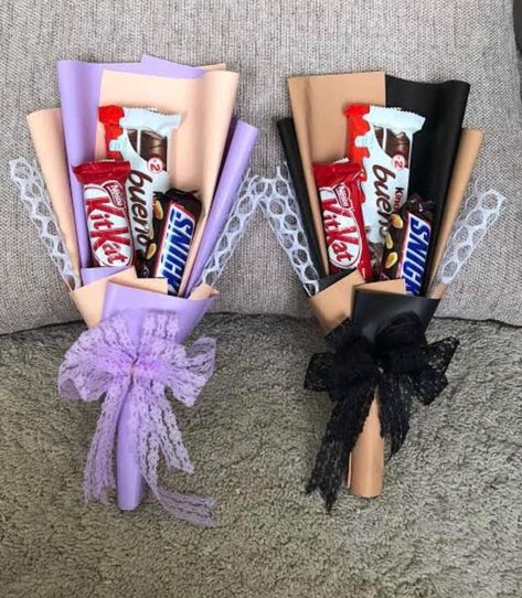 Creative Gifts For Boyfriend Diy, Bouquet For Him, Steam Card, Homemade Valentines Gift, Food Bouquet, Chocolate Bouquet Diy, Candy Bouquet Diy, Diy Bouquet Wrap, Personalised Gifts Diy