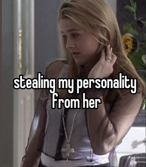 Cher Horowitz Quotes, How To Be Like Cher From Clueless, How To Be Cher Horowitz, How To Be Like Cher Horowitz, Clueless Pfp, Clueless Whispers, Hallway Crush Aesthetic, Cher Clueless Hair, Cher Horowitz Hair