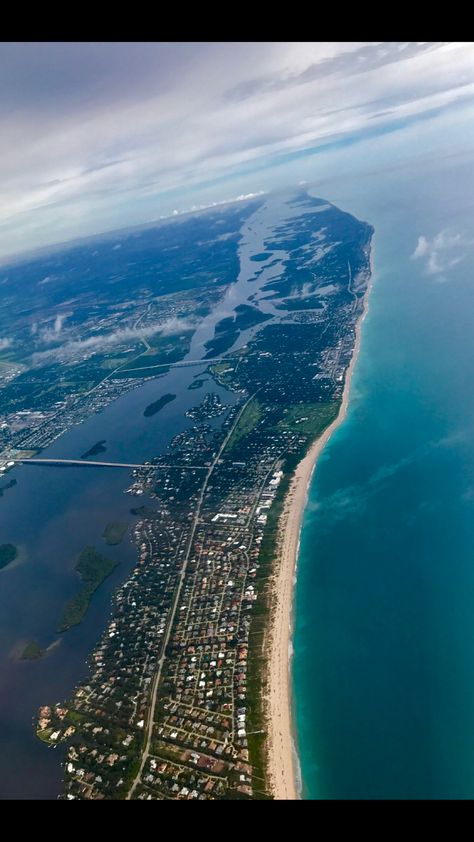 I was in a plane above Vero Beach, FL, on my way to New York City.  #florida #verobeach #beach #ocean #island #islands #summer #aerialphotography Beach Goals, Ocean Island, Vero Beach Florida, Vero Beach Fl, Vero Beach, On My Way, A Plane, Aerial Photography, Beach Florida