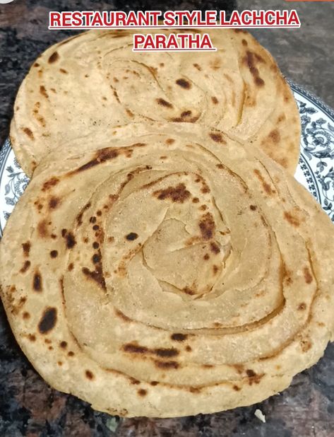 Make Crispy Wheat flour Lachcha Paratha Step by Step Paratha Recipe, Paratha Recipes, Wheat Flour, Home Recipes, Wheat, Flour, Step By Step, Restaurant