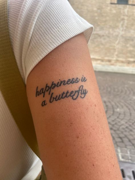 Ldr Tattoo, Happiness Is A Butterfly, The Life I Want, Life I Want, Handpoke Tattoo, Petite Tattoos, Living The Life, Discreet Tattoos, Dainty Tattoos