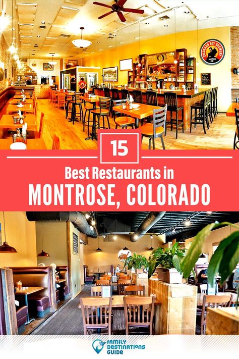 Want to see the best restaurants in Montrose, CO? We’re FamilyDestinationsGuide, and we’re here to help: From incredible brunch spots and amazing places to eat dinner, to local foodie spots and hidden gems, discover the BEST Montrose restaurants - so you get memories that last a lifetime! #montrose #montroserestaurants #restaurantsinmontrose #bestrestaurantsinmontrose #placestoeatmontrose Montrose Colorado Things To Do, Montrose Colorado, Greeley Colorado, Motorcycle Trip, Colorado Trip, Colorado Vacation, Family Destinations, Brunch Spots, Colorado Travel