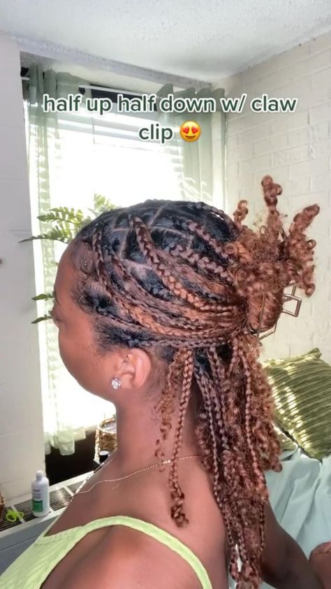 Boho Goddess Knotless Braids, Knotless Braids On Natural Hair, Goddess Braids Natural Hair, Goddess Knotless Braids, Braids On Natural Hair, Goddess Knotless, Braids Natural Hair, Boho Braided Hairstyles, Protective Hairstyles For Natural Hair