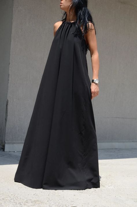 Unique Bridesmaid Dress, Graduation Dresses Long, Unique Bridesmaid Dresses, Robes D'occasion, Unique Bridesmaid, Fitted Maxi Dress, Gown Black, Dress Unique, Loose Maxi Dress