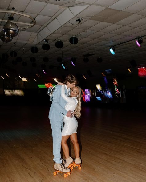 I have no words to describe how much fun this roller skating session was!!!!! Instead of a boring session, make it personal. Make it YOU. Let’s do something fun together to truly capture your personalities! • • • Concept: @dnh.photos Venue: @sportsworldskate Models: taylorteems @lane_tipton • • • #HuntsvillePhotographer #HuntsvilleWeddingPhotographer #AlabamaWeddingPhotographer #ALWeddingsMag #AlabamaWeddings #SouthernWeddings #SouthernBride #AlabamaPortraits #DestinationWeddingPhotographer... Roller Skating Photoshoot Couple, Roller Rink Wedding Reception, Roller Skating Couple, Roller Skating Rink, I Have No Words, Skating Aesthetic, Roller Rink, Buck And Doe, Southern Bride