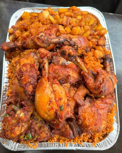 🇳🇬🔥🇳🇬😋🗣️This was the best decision ever 😍I’m glad I chose this path (asun pasta ) 33,000 (Jollof rice,chicken and diced plantains ) 45,000 (native rice ,plantains and turkey)48,000 ( Jollof rice ,chicken wings and turkey) 35,000 ( native rice and turkey) 70,000 Good morning fam clients 🥰 Our kitchen is open to take your orders Same day delivery Call or Whatsapp 0806 666 5500 to Order 📷 @temmytkitchen #temmytkitchen #foodvendorsinlagos #foodvendorinikorodu #foodienaija #foodvendo... Jollof Rice And Chicken, Rice And Turkey, Native Rice, Naija Food, Pilau Rice, Nigeria Food, Rice And Chicken, West African Food, Africa Food