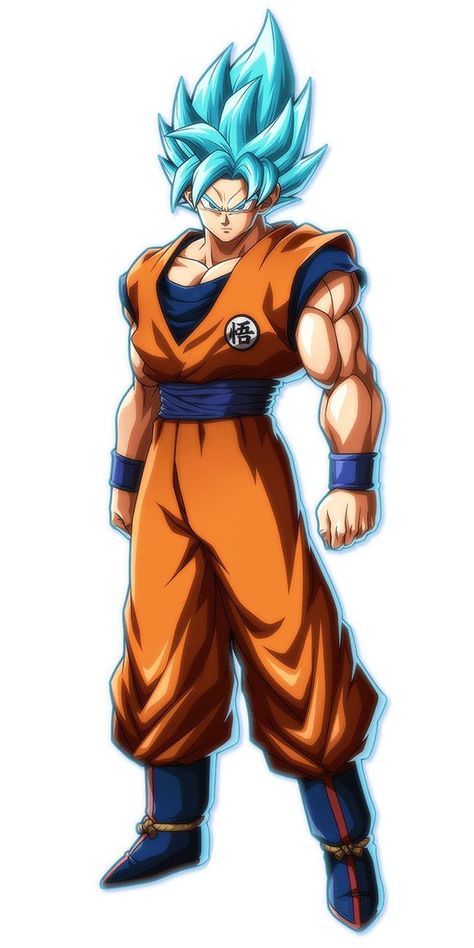 Super Saiyan Blue Goku from Dragon Ball FighterZ Goku Png, Goku Super Saiyan God, Goku Super Saiyan Blue, Goku Art, Urahara Kisuke, Madara Susanoo, Vegito Y Gogeta, Goku Y Vegeta, Super Goku