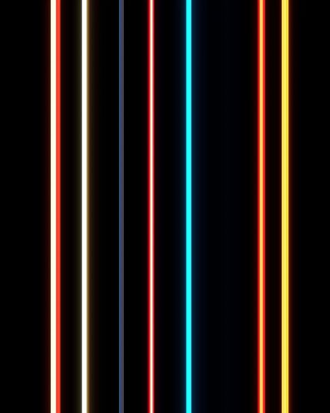 Neon lines on black background - wallpaper #neonabstract #neonbackground #neonwallpaper #colorfullines Line Wallpaper, Neon Abstract, Neon Backgrounds, Abstract Forms, Lines Wallpaper, Orange Line, Black Background Wallpaper, Neon Wallpaper, Neon Glow