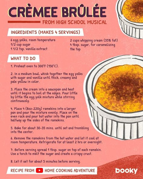 Cottagecore Recipes, Soul Food Recipes, Homemade Recipe Books, Kitchen Witch Recipes, Recipe Book Diy, Creme Brulee Recipe, Homemade Cookbook, Recipe Drawing, Food Infographic