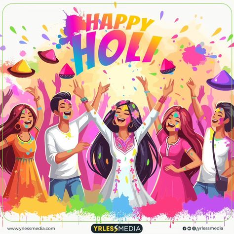 Dip into the hues of happiness and splash away all worries this Holi! 🎨 May the playful spirit of this colorful festival bring harmony and bliss to your world. Let's paint the canvas of life with laughter and cherished moments. Happy Holi to all! 🌟 #holi #celebration #happyholi ##colourful #festival #happiness #laughter #cherished #moments #colourfullife #festivevibes #celebrations🎉 #hyderabad #yrlessmedia Hues Of Happiness, Colorful Festival, Holi Celebration, Advertising Technology, Holi Festival, Mutual Respect, Happy Holi, Elegant Sets, Web Development Company