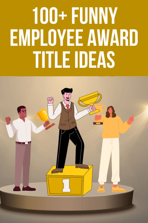 Office celebrations take on a whole new dimension when unconventional accolades are in the mix! While traditional honors like “Top Performer” carry their weight in gold, there’s something special about being recognized for your distinctive traits or untapped abilities. Funny Office Awards Employee Recognition, Funny Employee Awards Ideas, Employee Award Ideas, Funny Work Awards, Funny Awards For Employees, Funny Award Titles, Office Superlatives, Workplace Activities, Funny Office Awards