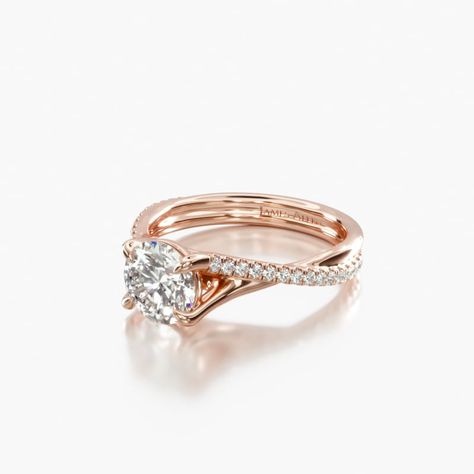 Gemstone Engagement Rings | JamesAllen.com Thick Band Engagement Ring, Gold Band Engagement Rings, Pink Sapphire Ring Engagement, Engagement Rings Twisted, Contemporary Engagement Rings, Engagement Sets, Pave Engagement Ring, Classic Engagement Rings, Round Diamond Engagement Rings