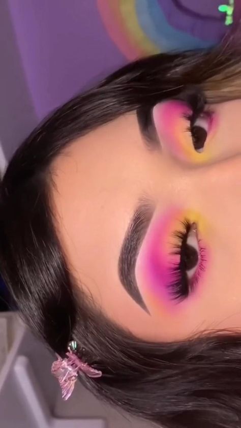 Mackup Look, Hawaiian Makeup, Eyeliner Cute, Sunset Eyeshadow, 2022 Makeup, Pinterest Summer, Sunset Makeup, Prom Eye Makeup, Eye Makeup Styles