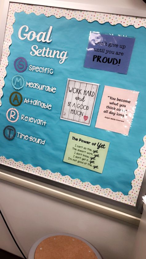 Goal setting bulletin #goalsetting #smartgoals #middleschool #bulletinboards #goalgetters #goals2019 #bulletinboardideas #bulletin #smartgoalsettingstemplates Classroom Goals Bulletin Board, Goal Bulletin Board, Goal Setting Bulletin Board, Goals Bulletin Board, Classroom Goals, Bulletin Board Ideas, School Staff, Swim Team, Board Ideas