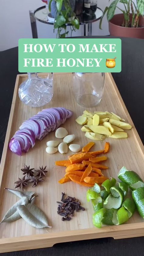 bri 🌱(@opulentbria) on TikTok: 🔥🍯 #herbalist #herbalism #herbs #plantmedicine #fyp #blackherbalist #honey #firecider Fire Honey, Honey Remedies, Fire Cider Recipe, Digestive Aid, Fire Cider, Honey Benefits, Food Medicine, How To Make Fire, Natural Healing Remedies