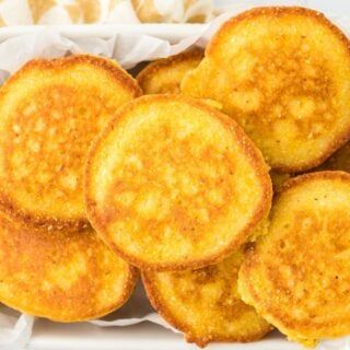 Fry Cornbread, Cornbread Variations, Cornbread Patties, Hotwater Cornbread, Fried Cornbread Recipe, Cornbread Cakes, Cornbread Fritters, Cowboy Cornbread, Fried Cornbread