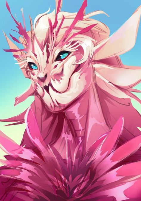 Pink alien Alien Humanoid Concept Art, Alien Species Concept Art Humanoid, Unseelie Fae Character Design, Mantis Humanoid, Alien Creatures Humanoid, Mantis Character Design, Hot Alien Male Art, Mantis Oc, Monster Concept Art Character Design