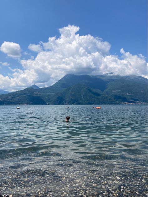 Jurassic views, lake como swimming, summer in Italy Lake Como Swimming, Summer In Italy, Summer Lake, Italian Summer, Summer Dream, Lake Como, Summer 2024, Vision Board, In Italy