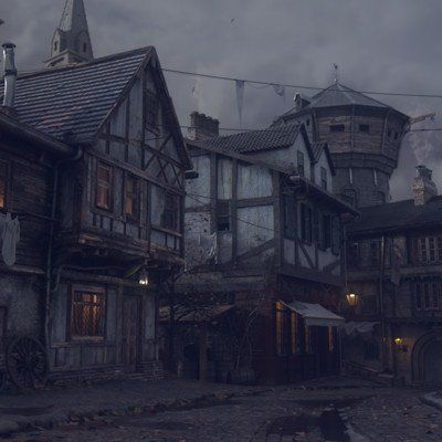 Victorian Slums Aesthetic, Victorian Architecture England, Victorian Town Aesthetic, Run Down Village, Poor Victorian Aesthetic, Victorian Town Square, Victorian Dystopia, Victorian Street Aesthetic, Victorian Village Aesthetic