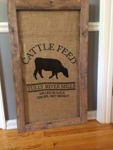 A Junkchick Life: Framing my feed sack & getting that Barn Wood finish! Drawer Inspiration, Bar Window, One Saturday Morning, Burlap Coffee Bags, French Desk, Framed Burlap, Potato Sack, Window Crafts, Coffee Sacks