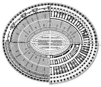 Colosseum Plan, Roman Concrete, Art History Timeline, History Poster, Roman Colosseum, Architecture Classic, History Posters, History Architecture, Ancient Greek Art