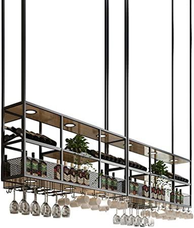 Wine Glasses Storage, Hotel Bar Design, Wine Storage Rack, Hanging Wine Glass Rack, Iron Wine Rack, Hanging Wine Rack, Glasses Storage, Bar Ceilings, Bar Shelves