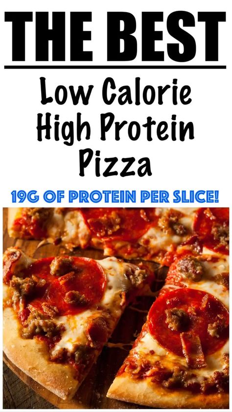 Low Calorie High Protein Pizza Recipe High Protein Low Calorie Pizza, Low Cal Pizza Crust, Protein Pizza Recipe, Low Calorie Pizza Recipes, Pizza Bits, High Protein Pizza, Healthy Protein Desserts, Calories Pizza, Low Calorie Pizza