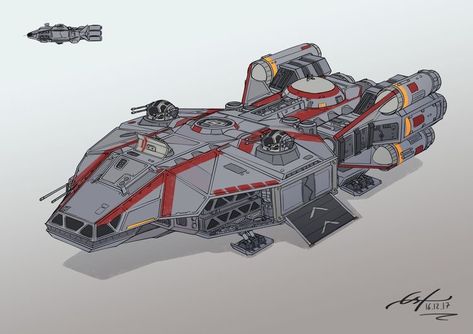 Star Wars Ships Design, Space Ships Concept, Star Wars Spaceships, Space Ship Concept Art, Ship Design, Starship Concept, Star Wars Models, Star Wars Vehicles, Starship Design