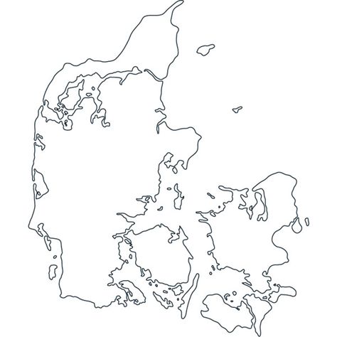 Denmark Outline Map ❤ liked on Polyvore featuring fillers, drawn fillers, fillers - sketches and words Denmark Tattoo, World Outline, Map Of Denmark, Denmark Map, Danish Flag, Kingdom Of Denmark, Denmark Flag, Visit Denmark, Louisiana Museum