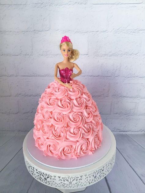 Barbie Dolly Varden Cake, Dolly Varden Cake, Barbie Doll Cake, Cake Princess, Dolly Varden, Barbie Doll Cakes, Barbie Cake, Barbie Movie, Barbie Birthday