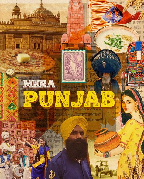 ['#craftgraphics', '#crafts', '#diy', '#handmade', '#art', '#design', '#creative', '#homemade', '#crafting', '#project'] Punjabi Culture Aesthetic, Punjab Illustration, Punjab Aesthetic, Culture Of Punjab, Punjab Food, Punjab Art, Punjabi Aesthetic, Moodboard Art, Punjab Culture