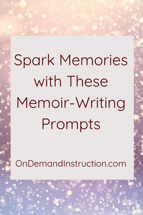 So, you decided to write you memoir. You made the big leap and are ready to collect your personal stories with the hopes they’ll become deeply-cherished family treasures to be passed down for generations. Or perhaps your memoir will reach outside of your family’s intimate circle and affect people across the world, as so many published memoirs do these days. But how does a writer begin the process of collecting personal stories? Write About Your Personal History, Lost Memory Writing Prompts, Write Your Personal History, Autobiography Writing Prompts, Memoir Writing Template, Memoir Journal Prompts, Writing An Autobiography Book, How To Write Your Life Story, Memoir Outline Template