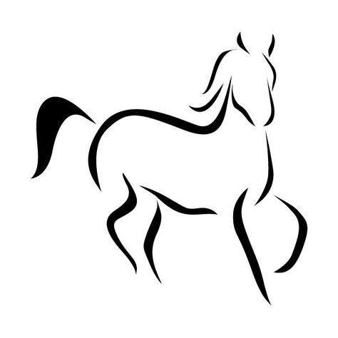 Horse Stencil, Horse Tattoo Design, Magic Runes, Eagle Drawing, Doodle Art Journals, Horse Silhouette, Horse Tattoo, Train Art, Wood Painting Art