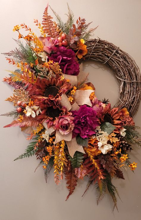 Pinecone Wreath Diy, Dog Room In Garage, Room In Garage, Wreath Diy Ideas, Bed Rooms Ideas Master, Fall Peonies, Bed Rooms Ideas, Branch Wreaths, Aesthetic Home Kitchen