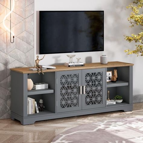 70 Inch Tv Stand, Grey Tv Stand, Modern Tv Cabinet, Tv Stand Decor, Stands Tv, Tv Stand Console, Rack Tv, Tv Set, Flat Panel Tv