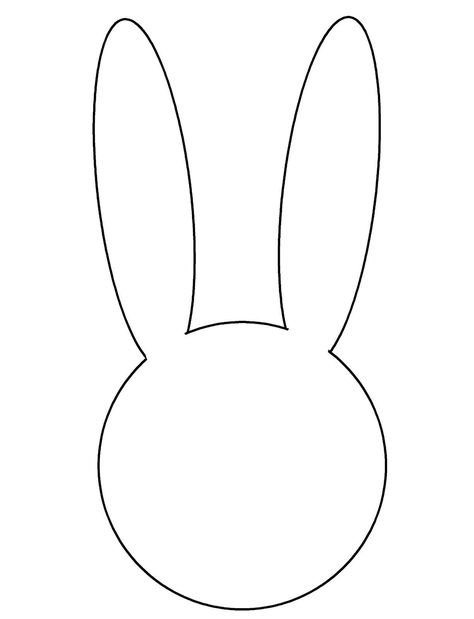 Bunny Face Template, Crafts For Kids Printable, Easter Bunny Template, Bunny Templates, Pop Up Card Templates, Face Template, Easter Printables Free, Daycare Ideas, Easter Images