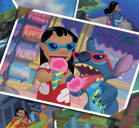 Lilo & Stitch Lilo And Stitch Aesthetic, Stitch Aesthetic, Stitch Wallpapers, Wallpaper Sun, Lilo And Stitch, Aesthetic Wallpapers, We Heart It, Ice Cream, Wallpapers