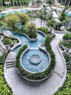 Hotel Garden Landscape, Hotel Garden Design, Hotel Landscape Design, Landscape Water Features, Water Features Landscape, Landscape Hotel, Landscape Architecture Park, Green Hotel, Hotel Landscape