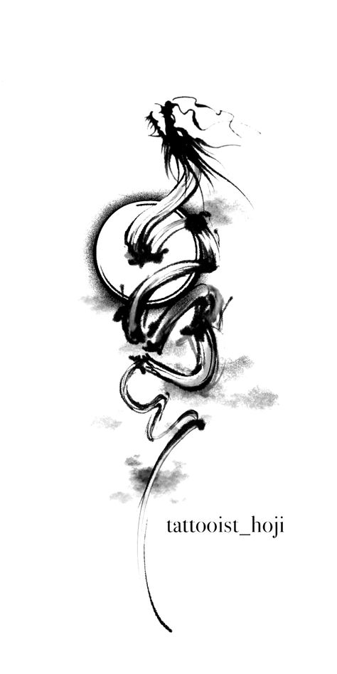 Abstract Dragon Tattoo, Dragon Tattoo Ideas, Dragon Tattoo Art, Quality Tattoo, Dragon Tattoos, Dragon Tattoo Designs, Tat Ideas, Abstract Tattoo, Tattoo Inspo