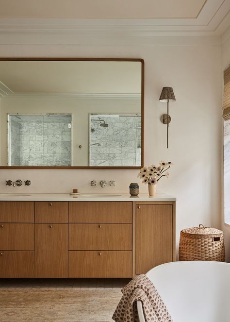 West Village Townhouse — Holly Waterfield Stoffer Bathroom, Jean Stoffer Bathroom, Japandi Toilet, Masculine House, Jean Stoffer, West Village Townhouse, Bathroom Details, Bali House, Architecture Bathroom