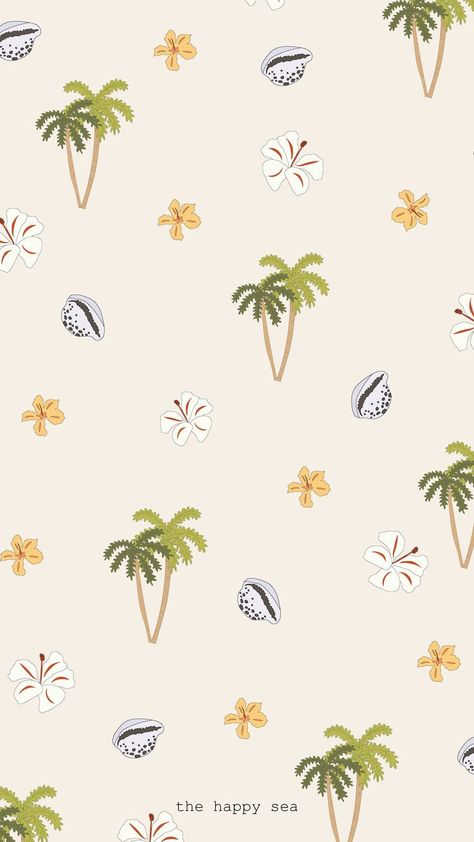 Cute Summer Wallpaper, Summer Prints Wallpaper, Beachy Wallpaper, Beach Wall Collage, Cute Home Screen Wallpaper, Desain Quilling, Cute Summer Wallpapers, Wallpaper Iphone Summer, Simple Phone Wallpapers