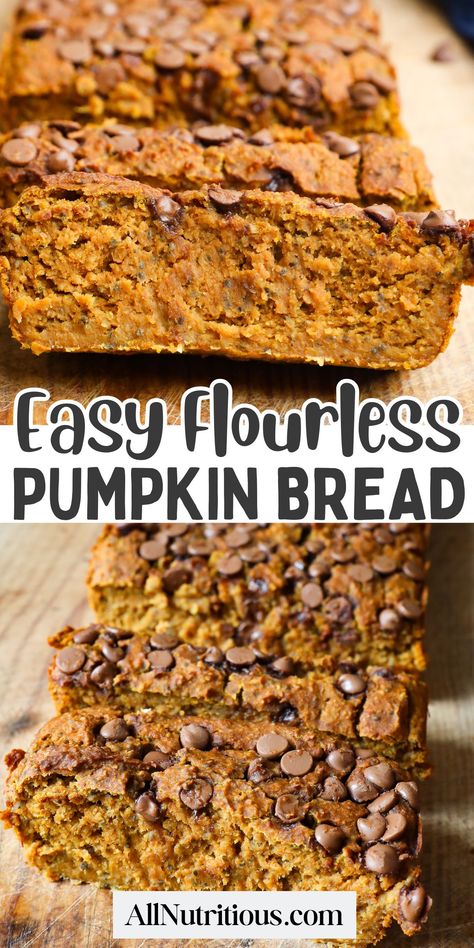 Flourless Healthy Desserts, Pumpkin Recipes Dessert Gluten Free, Flourless Pumpkin Desserts, Healthy Pumpkin Bread Greek Yogurt, Gluten Free Vegan Desserts Easy, Non Inflammatory Snacks, Weight Watchers Pumpkin Bread, Clean Healthy Desserts, High Protein Pumpkin Bread