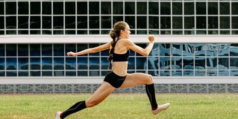 Track And Field Triple Jump, Triple Jump Aesthetic, Fartlek Training, Woman Athlete, Dynamic Action, Triple Jump, Workout Training Programs, Low Intensity Workout, Shot Put