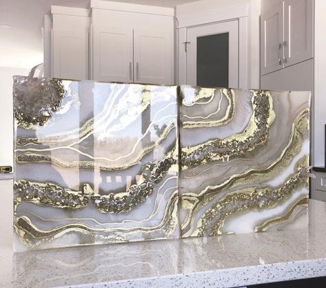 Products – JJ Art Company White And Gold Resin, Resin Art Canvas, Seni Resin, Resin Geode, Resin Art Painting, Geode Art, Resin Wall Art, Epoxy Resin Crafts, Resin Artwork