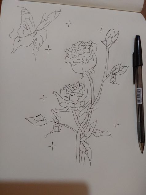 pencil roses Rose Bouquet Sketch, Rose Sketch, Paint Inspo, Rose Drawing, Roses Drawing, Sketches Simple, Art Drawings Sketches Simple, Rose Bouquet, Art Drawings Sketches