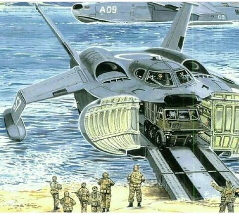 1,155 Me gusta, 7 comentarios - milTech Global (@miltechglobal) en Instagram: "British WIG (wing-in-ground) concept illustrations  #wingingroundeffect #navy #royalnavy #marines…" Concept Vehicles Sci Fi, Amphibious Vehicle, Ground Effects, Military Drawings, Landing Craft, Sci Fi Ships, Military Technology, Aircraft Art, Concept Ships