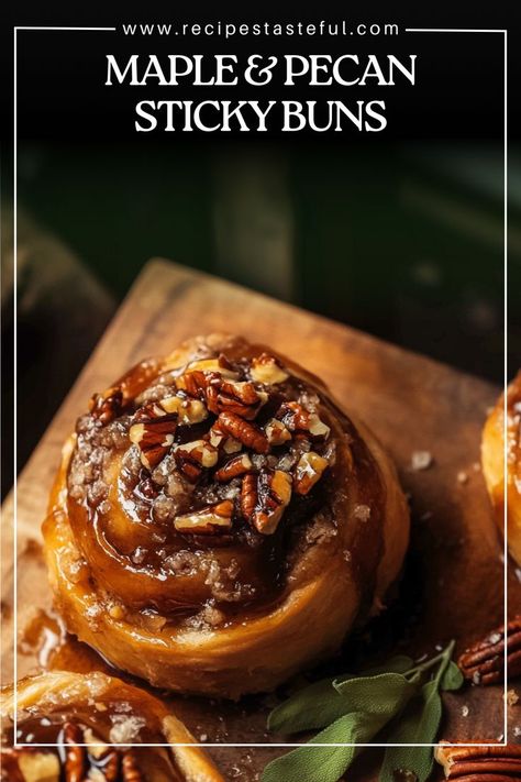 Maple Pecan Sticky Buns, Maple Pecan Danish, Walnut Sticky Buns, Maple Sticky Buns, Pecan Filling, Best Bread Machine, Sticky Buns Recipes, Pecan Sticky Buns, Jars Diy