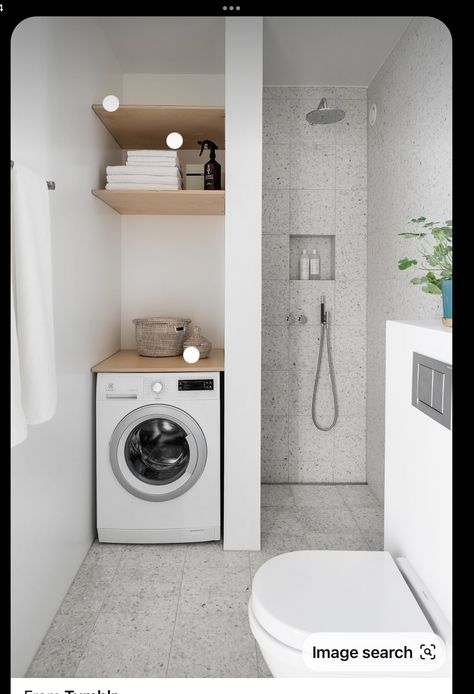 Laundry Bathroom Combo Layout, Laundry Renovation Ideas, Laundry Room Decorations, Remodel Laundry Room, Cabinets Laundry Room, Laundry Bathroom Combo, Laundry Renovation, Small Utility Room, Laundry Room Colors